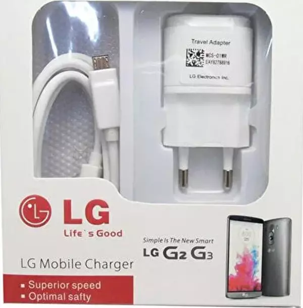 Sesatech LG Uyumlu Şarj Cihazı+Data Kablosu - Image 1