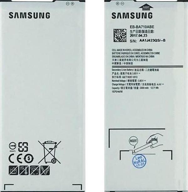 Sesatech Samsung Uyumlu Galaxy A710 A7 2016 EB-BA710ABE 2900 Mah Batarya - Image 1