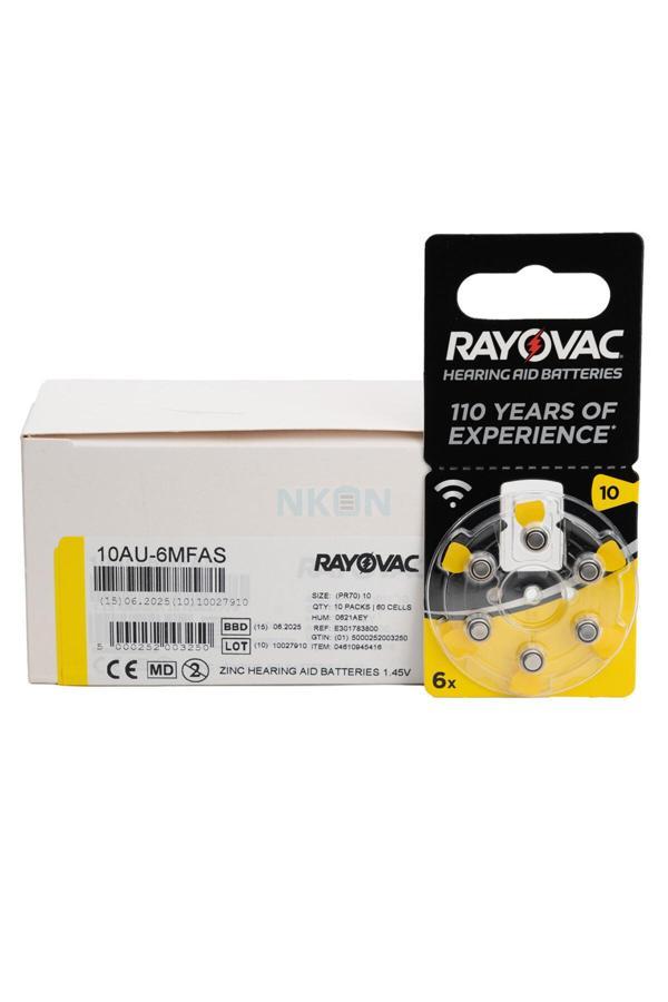 Rayovac 10 No. İşitme Cihazı Pili - Image 1