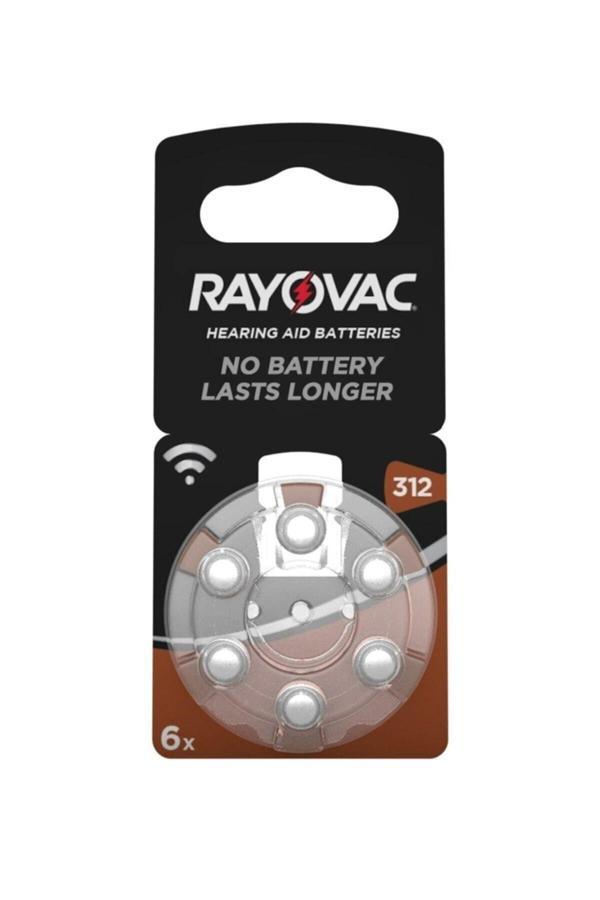 Rayovac 312 Işitma Cihazı Pili 6'Lı 10 Paket - Image 1