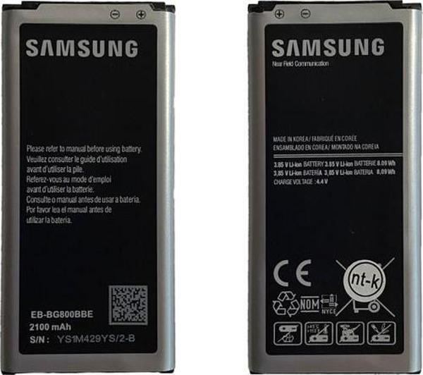 Sesatech Samsung Uyumlu Galaxy G800 S5 Mini EB-BG800BBE 2100 Mah Batarya - Image 1