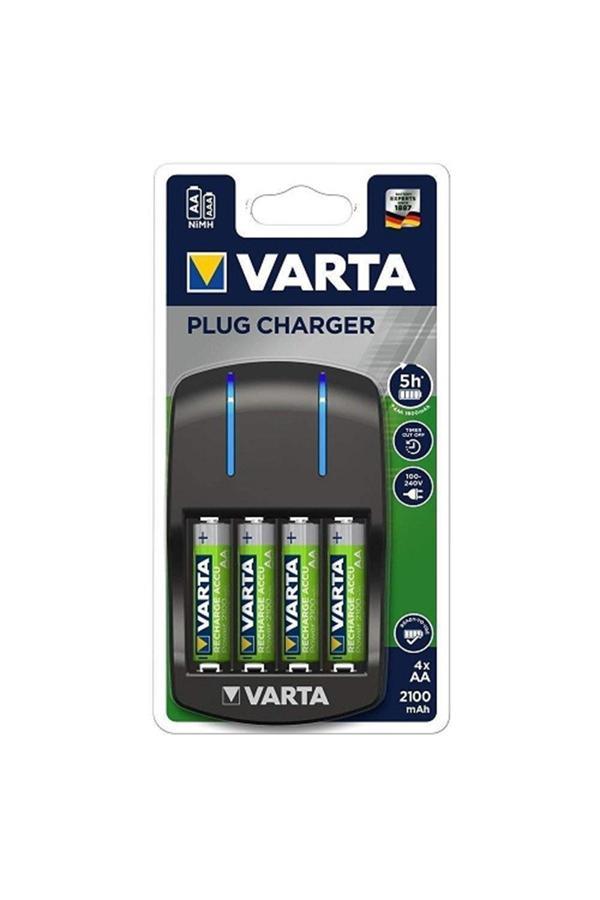 Varta 57647 Plug Pil Şarj Cihazı 4X Aa 2100 Mah - Image 1