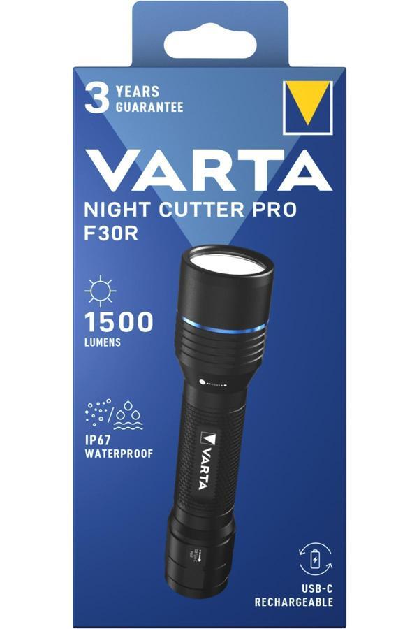 Varta Night Cutter Pro F30R El Feneri-Şarj Edilebilir - Image 1