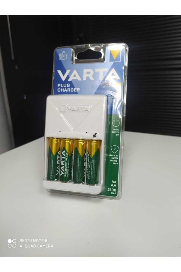 Varta Pil Şarj Aleti 4X2100 Mah 4 Adet Pilli - Image 1