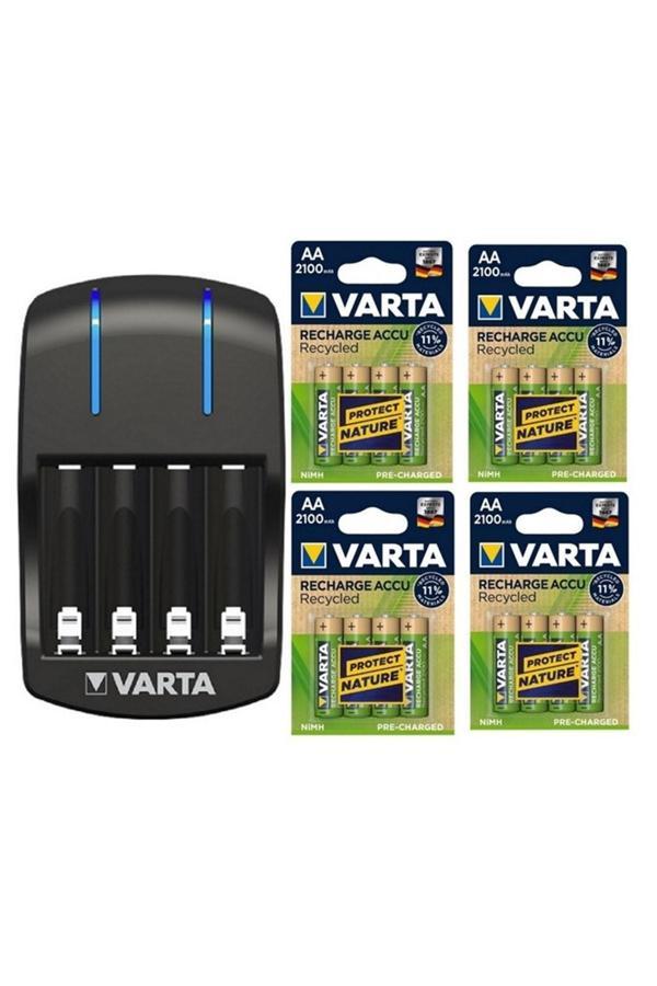 Varta Plug Şarj Cihazı +16X2100 Mah Aa Şarjlı Pil - Image 1