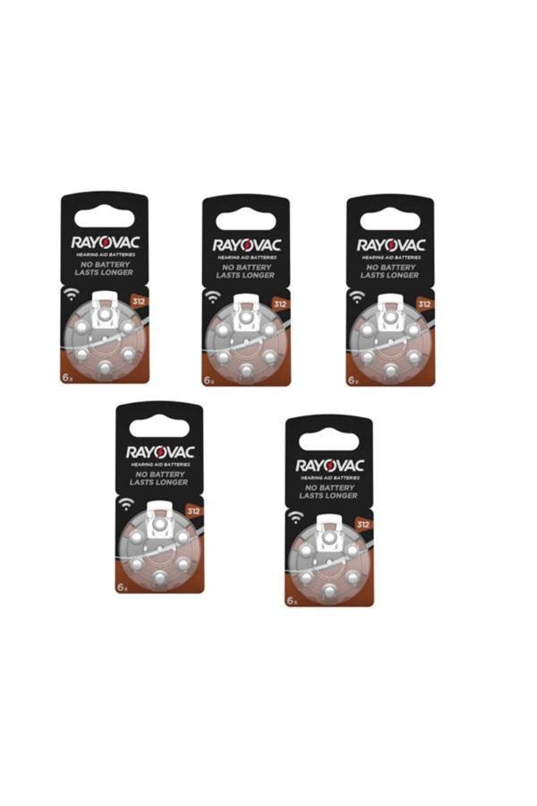 Varta Rayovac 312 6Lı Işitme Cihazı Pili 5 Paket - Image 1