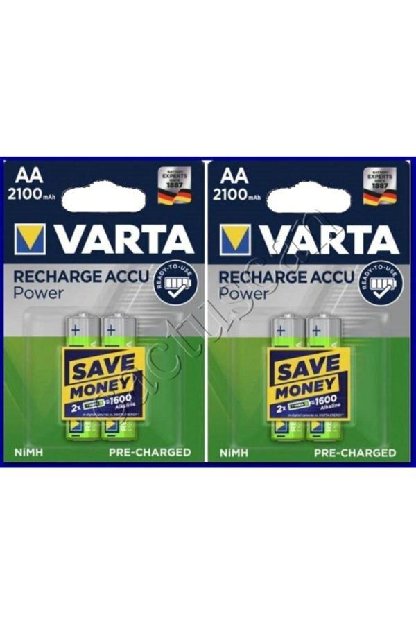 Varta Ready To Use 2100Mah Ni-Mh Aa Şarjlı Kalem Pil 4'Lü Paket - Image 1