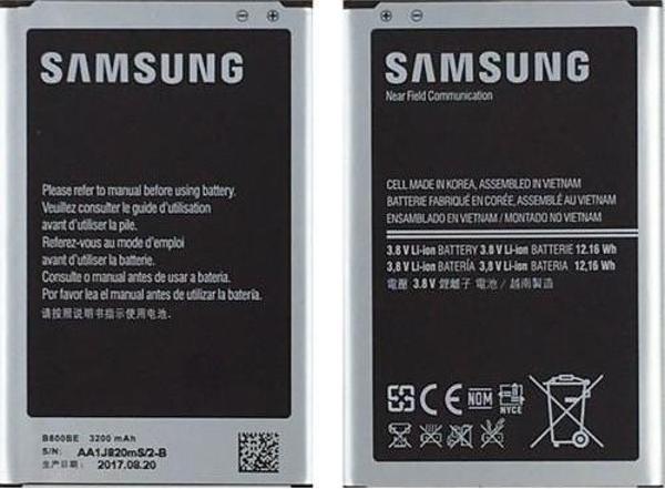 Sesatech Samsung Uyumlu Galaxy N9000 Note 3 EB-B800BE 3200 Mah Batarya - Image 1