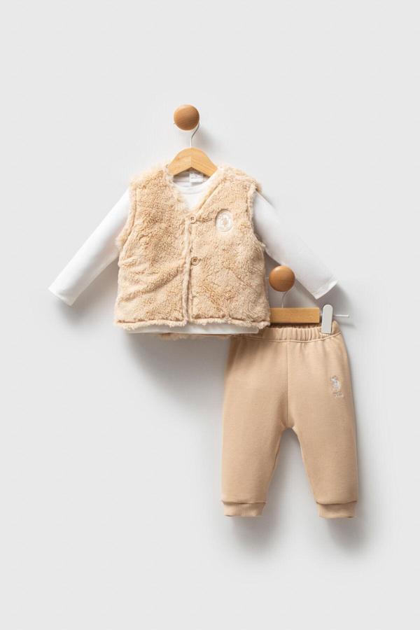 U.S. Polo Assn Bebek Kız Bebek 3Lü Takım - Image 1