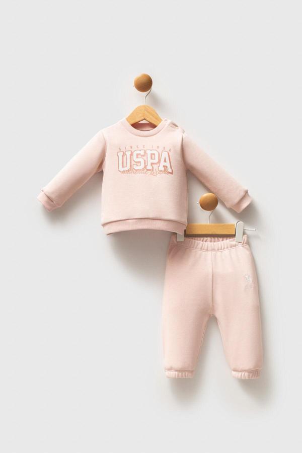 U.S. Polo Assn Bebek Kız Bebek 2Li Takım - Image 1
