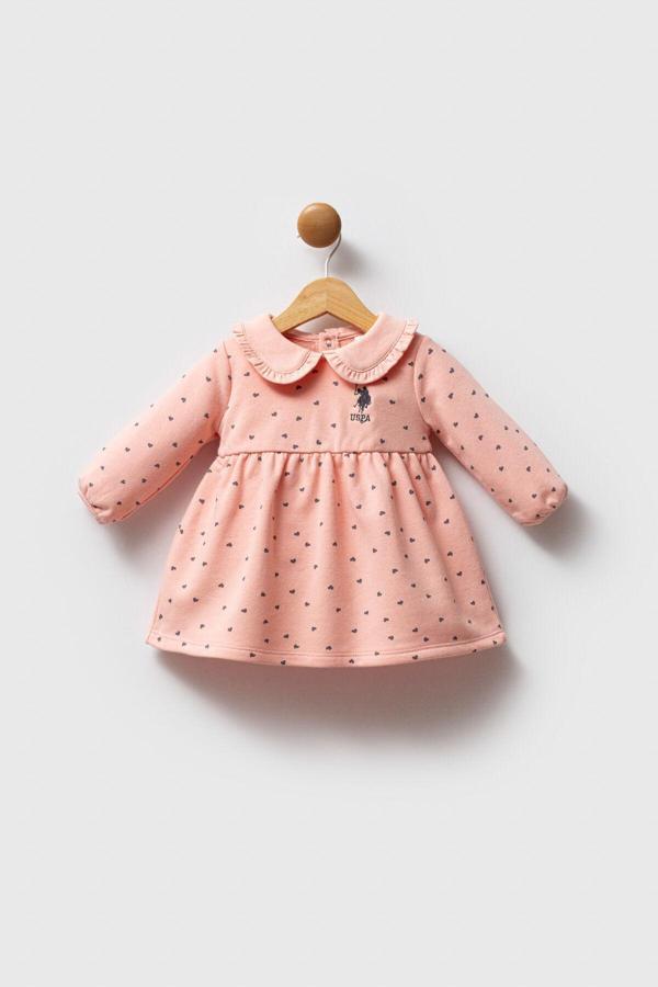 U.S. Polo Assn Bebek Kız Bebek Elbise - Image 1