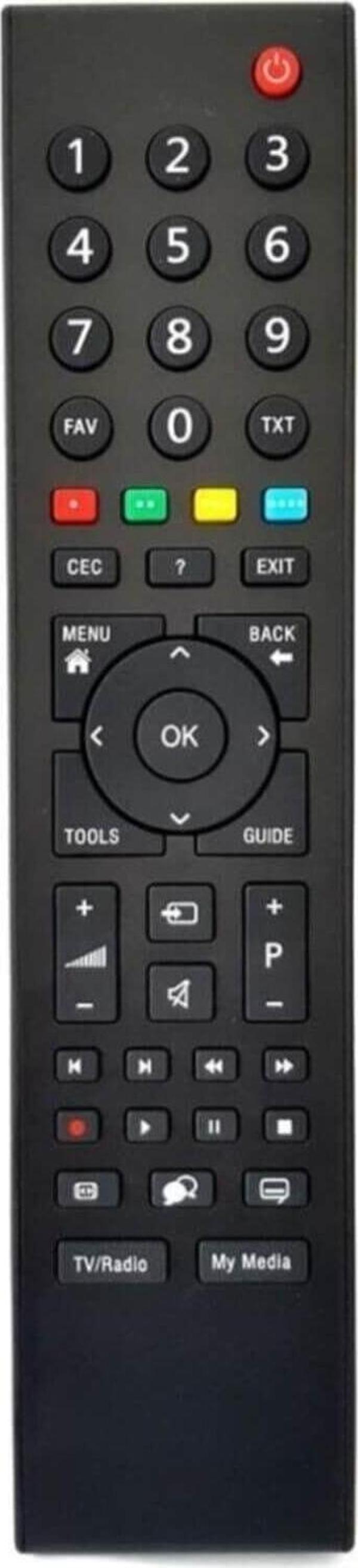 Ncpline Arçelik Smart Led Tv Uyumlu Uzaktan Kumanda Cec Tuşlu - Image 1