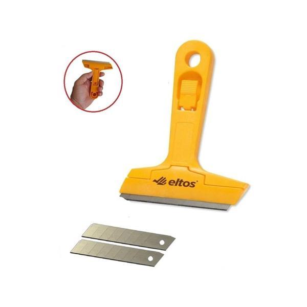 Çok Fonksiyonlu Profesyonel Cam Kazıma Bıçağı 2 Adet Yedek Bıçak Hediyeli - Image 1