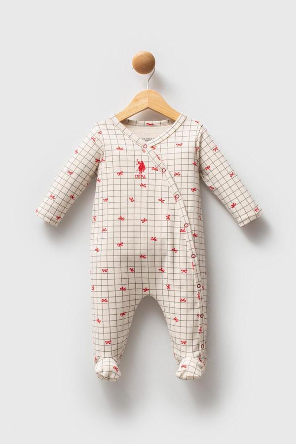 U.S. Polo Assn Bebek Kız Bebek Tulum - Image 1