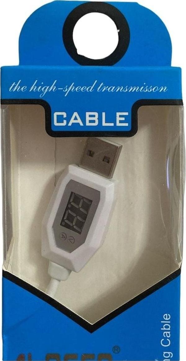 Ncpline Iphone Şarj Kablosu Amper Voltaj Göstergeli Tüm Modellerle Uyumlu - Image 1