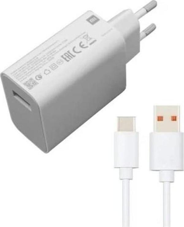 Sesatech Xiaomi Uyumlu Mı Şarj Aleti 33 Watt Note 8/9/10 Hızlı Şarj Aleti Başlık+Kablo Set 33 W Turbo Mı - Image 1
