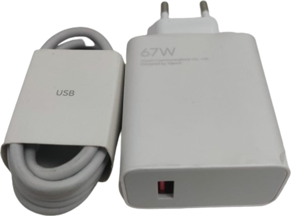 Xiaomi Uyumlu Mdy-12-Eh 67W 6A %100 Orjinal Şarj Adaptörü ve USB Kablo - Image 1
