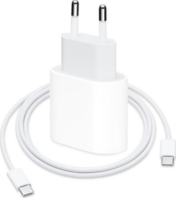 Sesatech Apple Uyumlu Ipad Pro 12.9 Inç (4. Nesil) 18w Usb-c Güç Adaptörü + Usb-c Şarj Kablosu (1 M) - Image 1