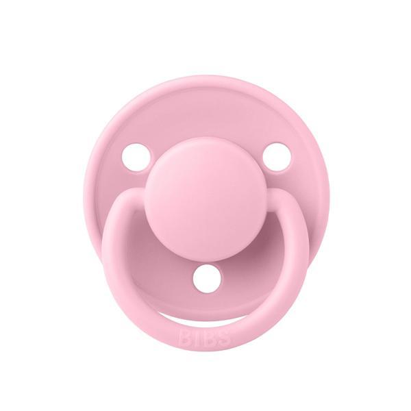 Bibs De Lux Kauçuk Emzik - Baby Pink 0-6 Ay - Image 1