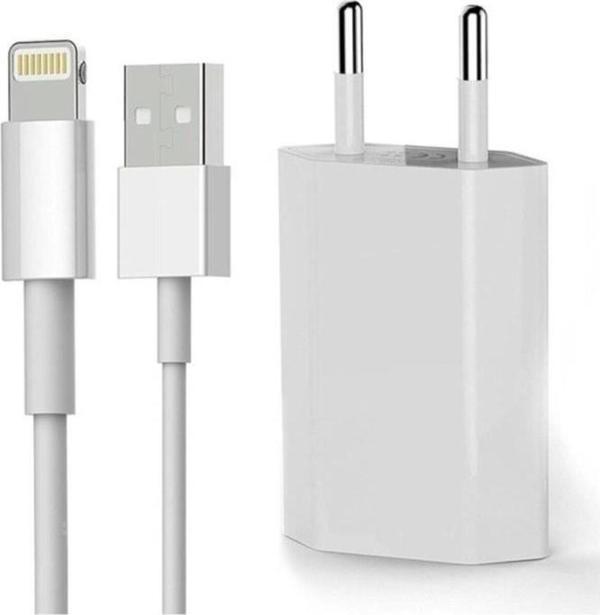 Sesatech Apple Uyumlu Için Iphone Şarj Aleti Iphone 5 6 7 8 X Sarj Seti Kablo Ve Başlık - Image 1