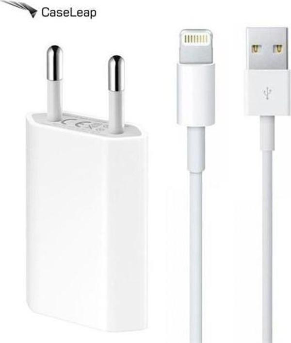 Sesatech Apple Uyumlu Case Leap iPhone 5/5S/5C/Se/6/6 Plus Şarj Seti - Image 1