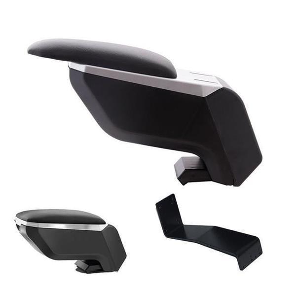 Dacia Dokker 2014 Delmesiz Çelik Ayaklı Gri-Siyah Kolçak Kol Dayama - Image 1