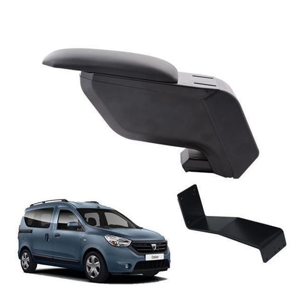 Dacia Dokker 2021 Delmesiz Çelik Ayaklı Siyah Kolçak Kol Dayama - Image 1