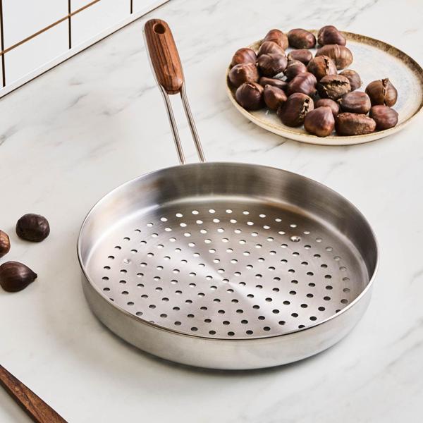 Karaca Mutfaksever Çelik Kestane Tavası 26 cm - Image 1
