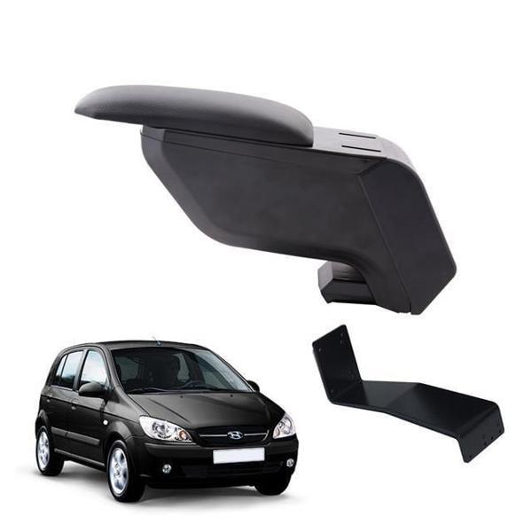 Hyundai Getz 2006 Delmesiz Çelik Ayaklı Siyah Kolçak Kol Dayama - Image 1