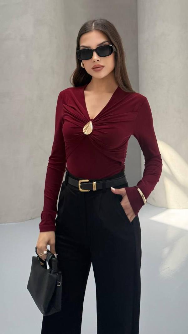 DAMLA AKSESUARLI BLUZ - Image 1