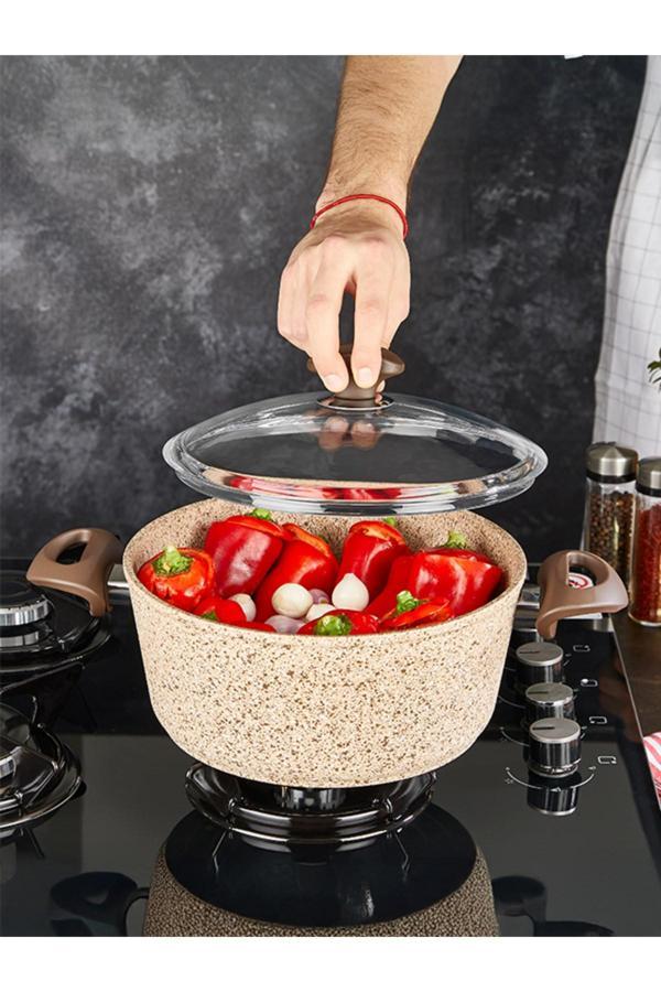 CREAMY 32 CM DERİN TENCERE - Image 1