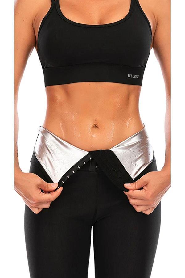 Sweet Korse Yüksek Bel Agraflı Sauna Termal Toparlayıcı Tayt - Image 1