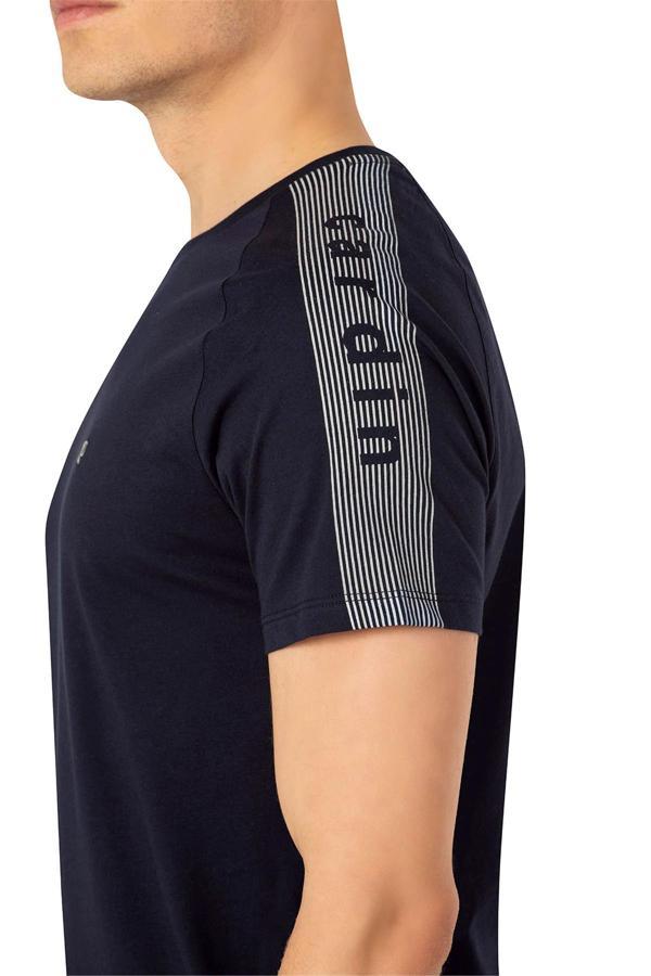 Pierre Cardin Erkek Bisiklet Yaka Penye Kısa Kol Pijama Takım - Image 1