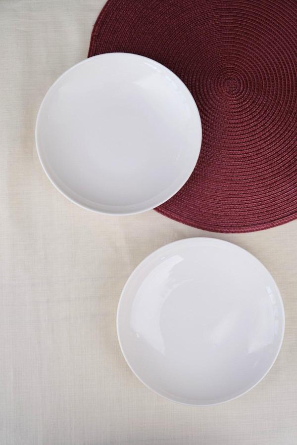 Tabak Evi Porselen Chic Çukur Tabak 19,50cm 550cc 2 Lİ - Image 1