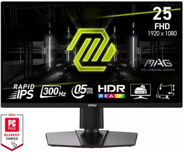 MSI MAG 255PXF 24.5 1920x1080 FHD 300Hz 0.5ms HDMI DP FreeSync Premium IPS Gaming Monitör - Image 1