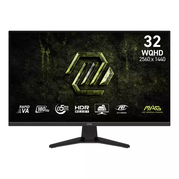 MSI MAG 325QF E18V 31.5 2560x1440 WQHD 180Hz 0.5ms HDMI DP Adaptive Sync Gaming Monitör - Image 1