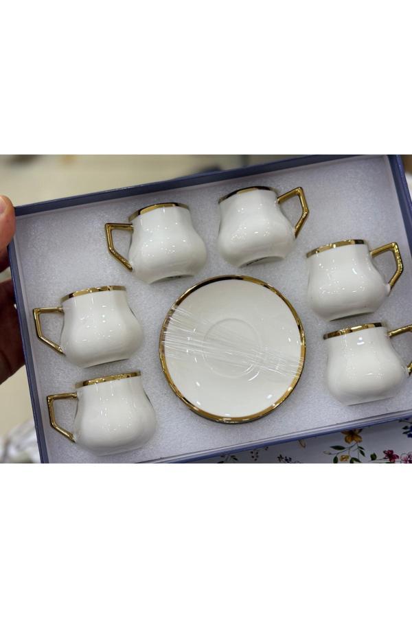 Hediye Köşkü Porselen Lüks Kahve Takımı - Image 1