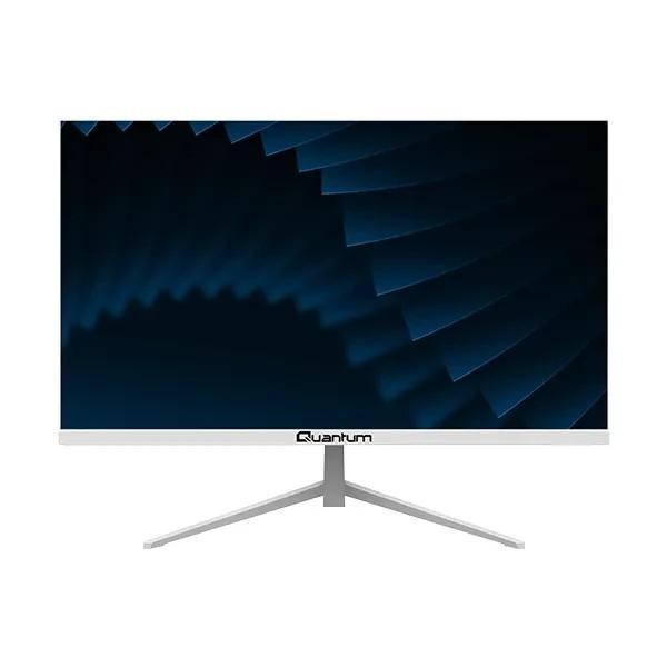 Quantum Pearl MG24W FHD VA 240Hz HDMI+DP+USB Dahili Hoparlör 23.8" Flat Beyaz Gaming Monitör QNMNT10F080956 - Image 1