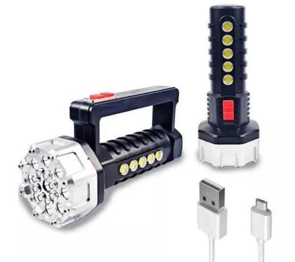 P-17 17+5 Cob Ledli Işıldak Fener - Image 1