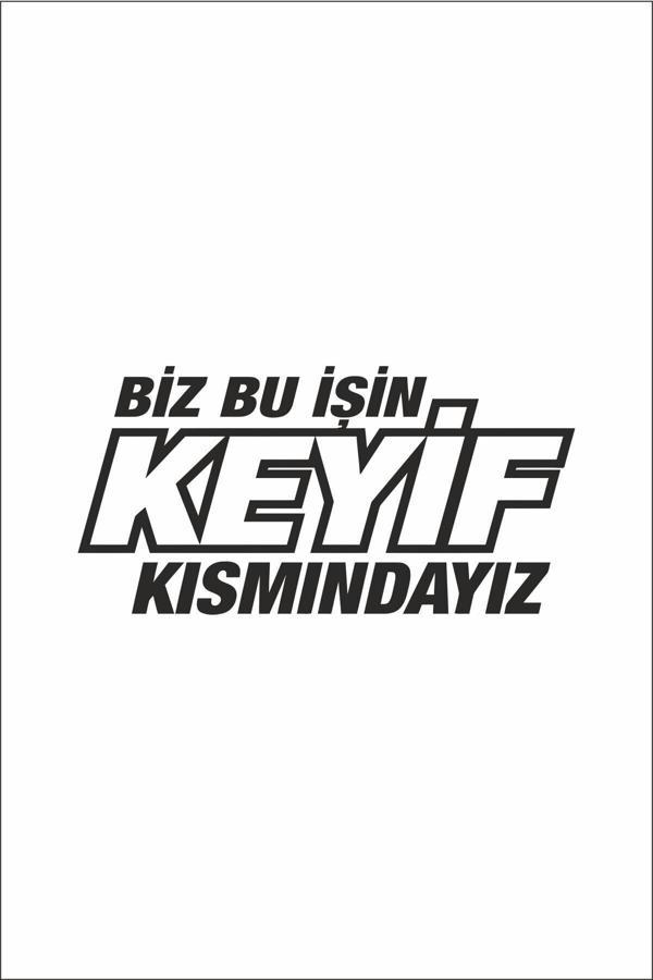 Kıvırcık Yoga Biz Bu Işin Keyif Kısmındayız Oto Motor Laptop Duvar Folyo Sticker 15 X 21 - Image 1