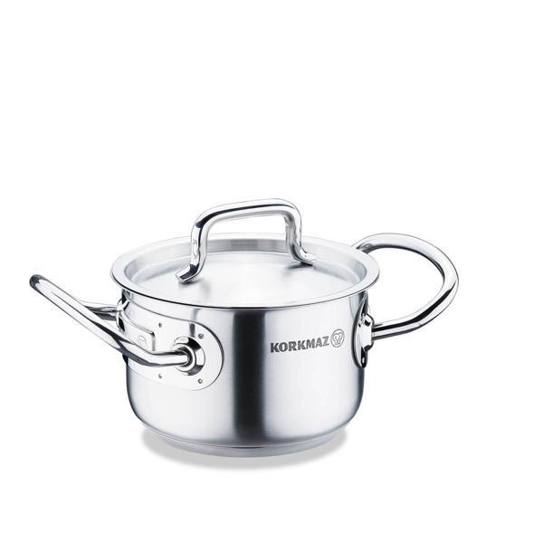 Korkmaz Proline Gastro Satin Tencere 14x9 cm A2719 - Image 1