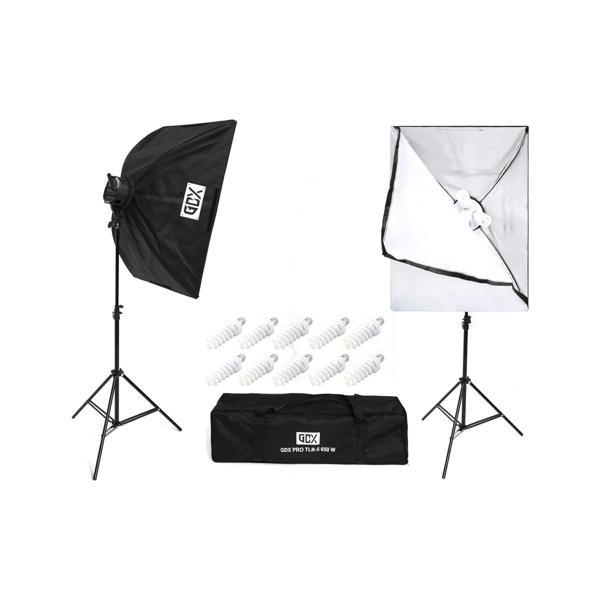 GDX Tlb-5 Pro Light 650W 60X80 cm 2’li Softbox Seti - Image 1