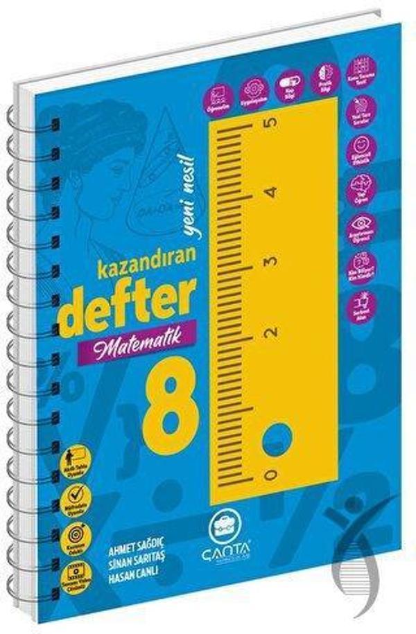 8. Sınıf LGS Matematik Okula Yardımcı Kazandıran Defter  - İş Bankası Kültür Yayınları - Image 1