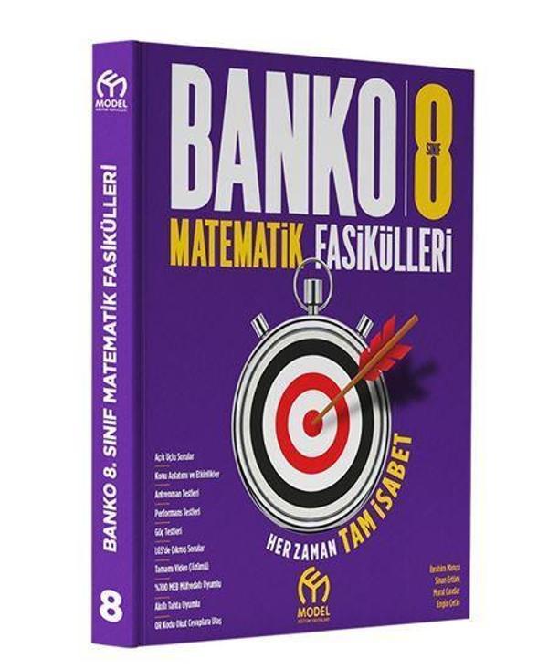 8. Sınıf Banko Matematik Fasikülleri - İş Bankası Kültür Yayınları - Image 1