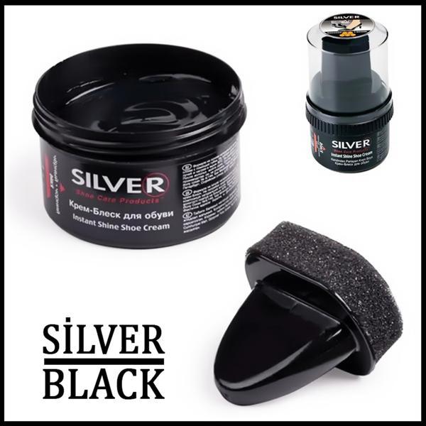 Silver Krem Ayakkabı Boyası Siyah 60 Ml - Image 1