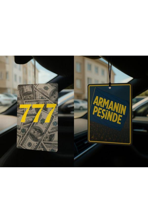B34R Dolar Manifest 777 Ve Armanın Peşinde - İkili Oto Kokusu - Dekoratif Araç Kokusu Ve Aksesuarı - Image 1
