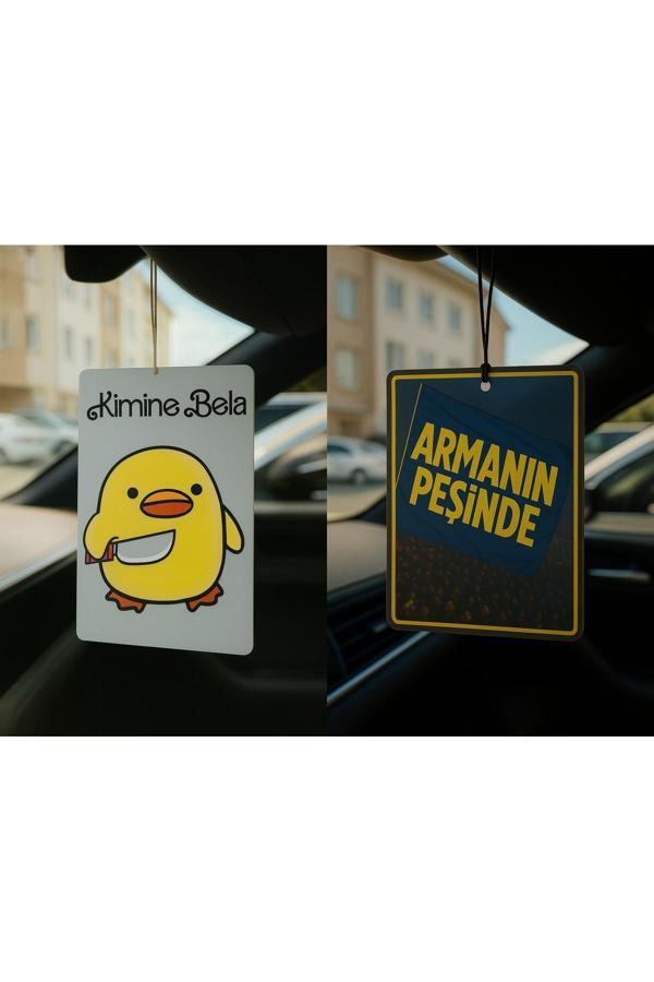 B34R Kimine Bela Kimine Fena Ve Armanın Peşinde - İkili Oto Kokusu - Dekoratif Araç Kokusu Ve Aksesuarı - Image 1