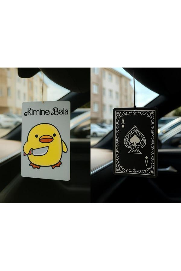 B34R Kimine Bela Kimine Fena Ve Maça As - İkili Oto Kokusu - Dekoratif Araç Kokusu Ve Aksesuarı - Image 1
