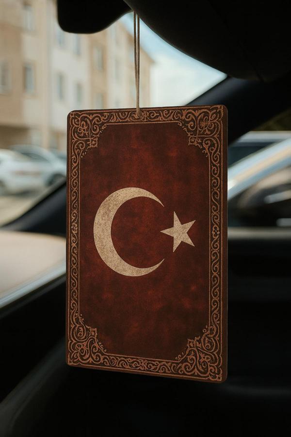 B34R Türk Bayrağı Oto Kokusu - Dekoratif Araç Kokusu Ve Aksesuarı - Image 1