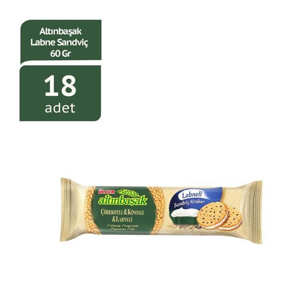 ALTINBAŞAK Çörekotlu & Kinoalı & Labneli Sandviç - 60 gram - 18 Adet - Image 1